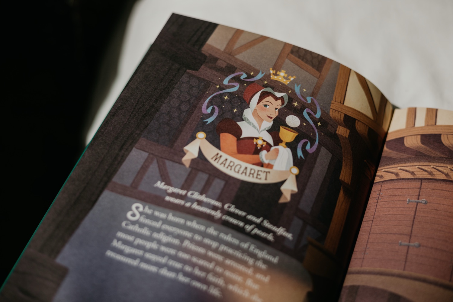 Interior spread from Princesses of Heaven: The Jewels